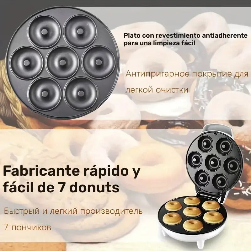 Máquina De Mini Donas Donuts Antiadherente Negro