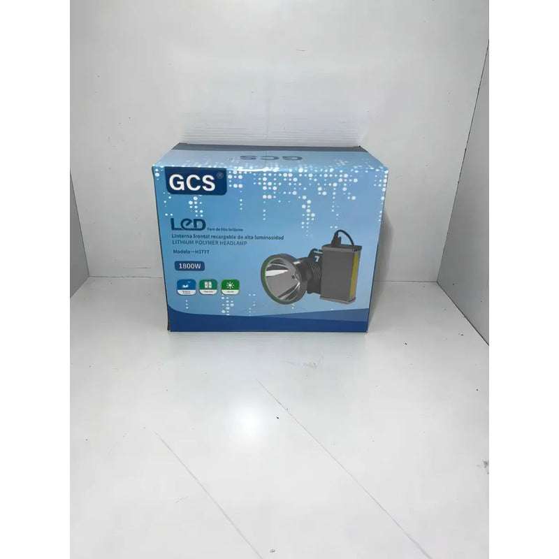 Foco Led Gcs 1800w Azul Largo Alcance 500m Resistente Agua Recargable Azul
