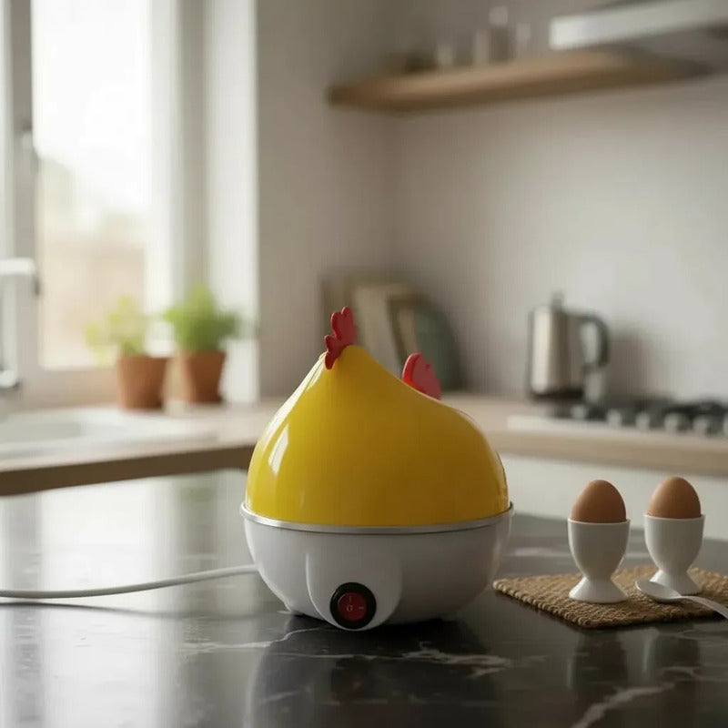 Maquina Hervidor De Huevos Cocina Hogar Amarillo
