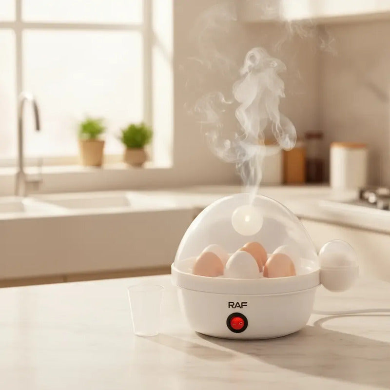 Cocedor De Huevos Electrico Rapido 350w Hervidor A Vapor Ofe Blanco 50