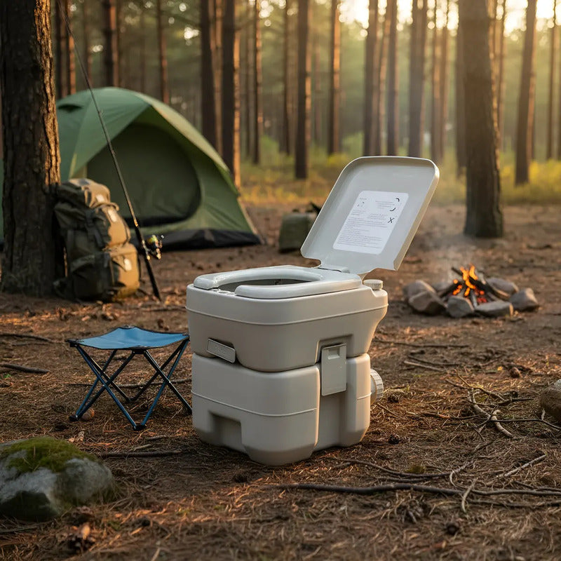 Baño Quimico Portatil 20 Litros Reutilizable Camping