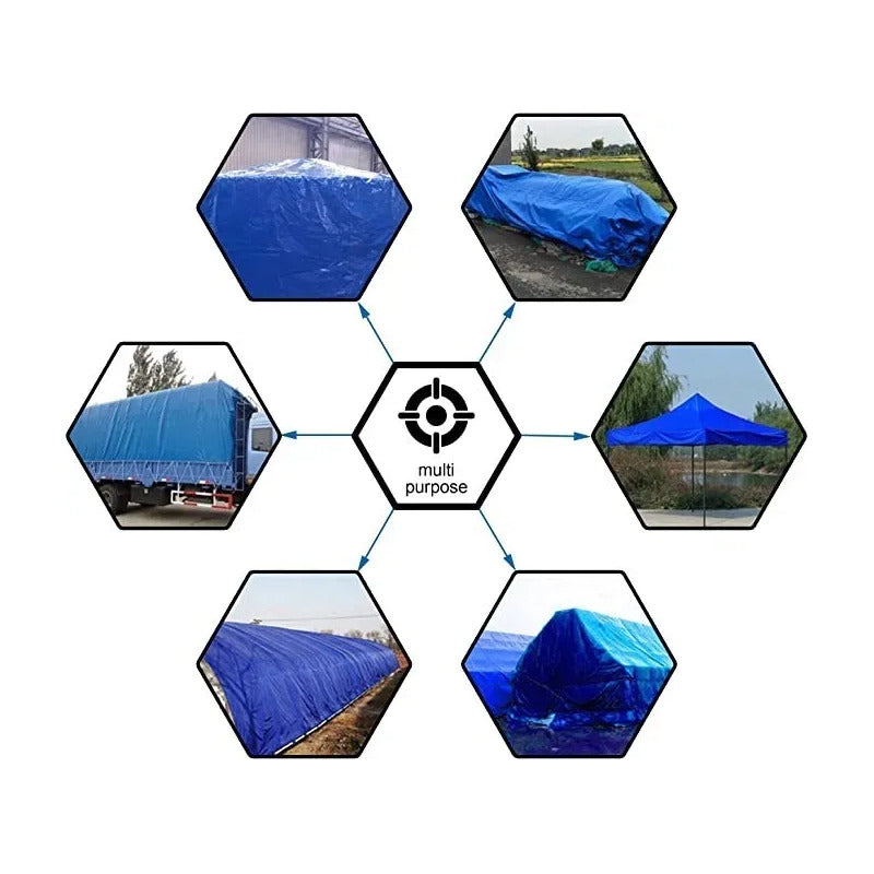Carpa Lona Cobertor Multiusos Impermeable 8 X 12 Metros