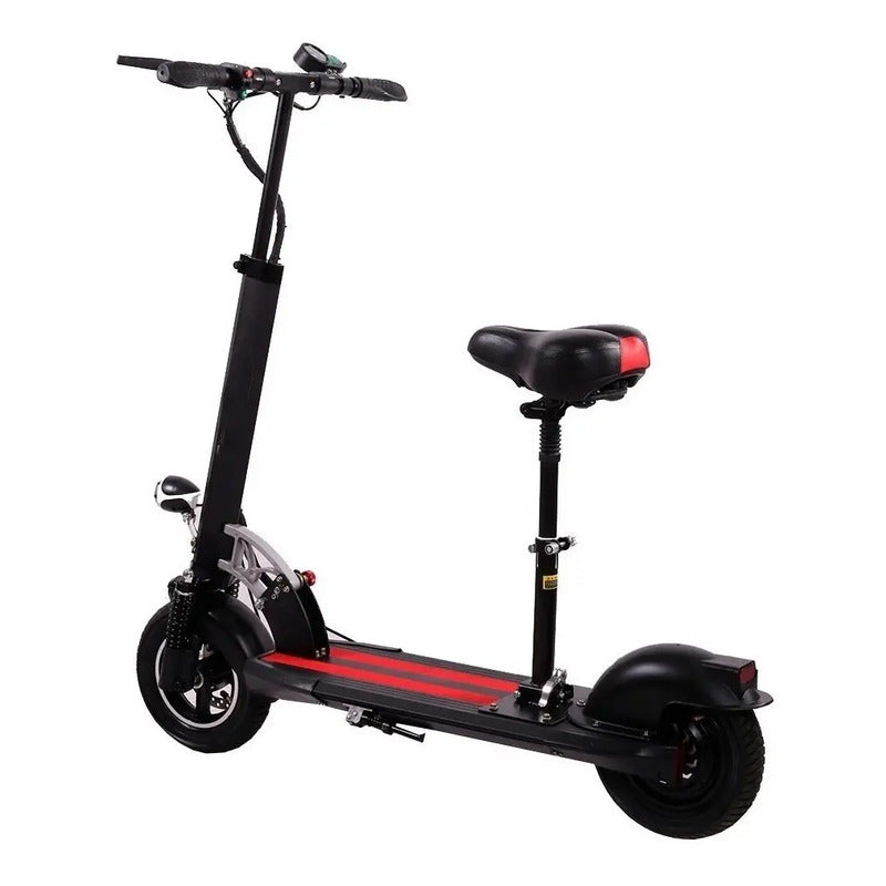 Scooter Electrico Con Aciento 350w Pantalla Digital Negro