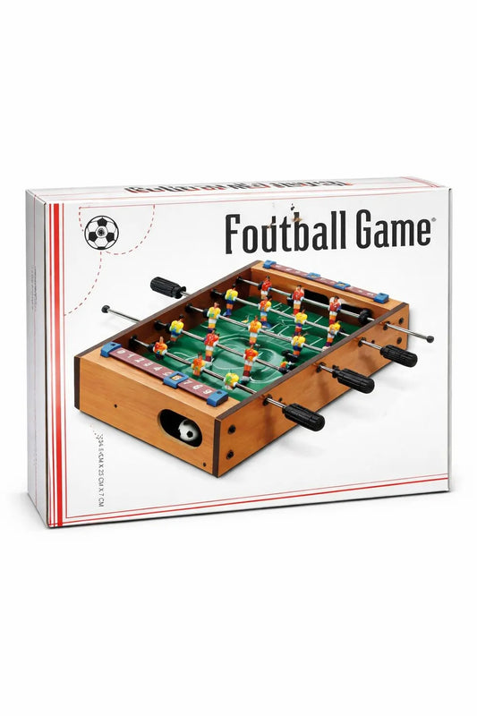 Futbolito de Mesa Tabletop Foosball – Juego de Fútbol de Mesa Compacto, Madera, Incluye 2 Pelotas