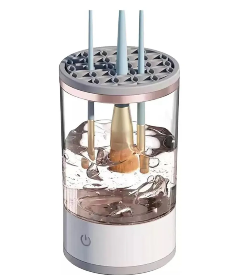 Mini Limpiador Automatico de Brochas de Maquillaje Pequenas y Medianas Portatil Recargable