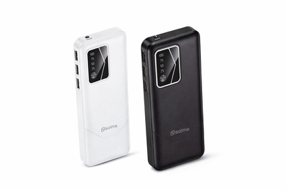 Bateria Externa 20000mah Power Bank Tres Salidas Usb Led Variado