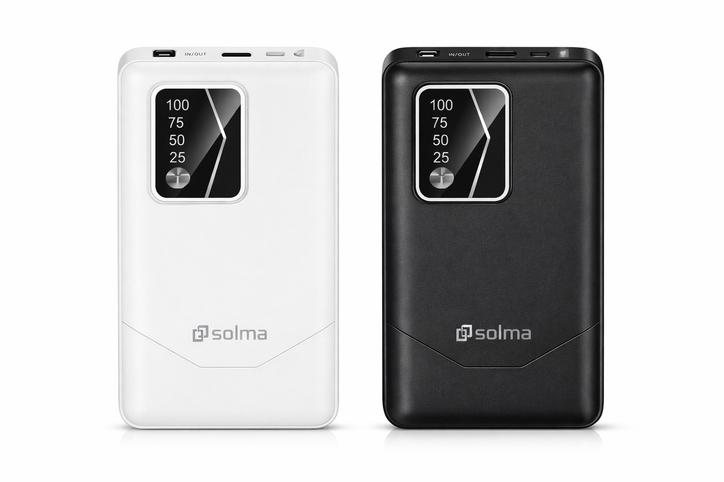 Bateria Externa 20000mah Power Bank Tres Salidas Usb Led Variado