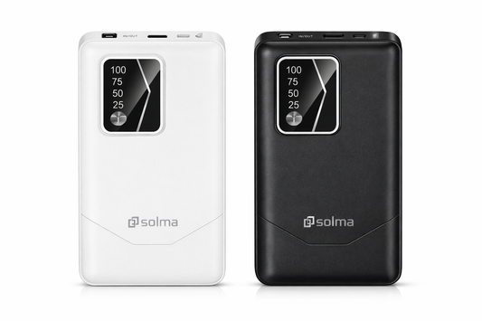 Bateria Externa 20000mah Power Bank Tres Salidas Usb Led Variado