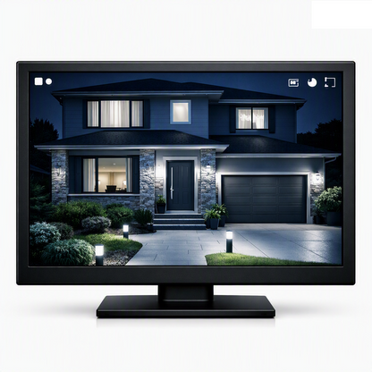 Kit 4 Camaras Seguridad 5MP Full Color DVR 4 Canales H.265 Vision Nocturna Exterior Celular