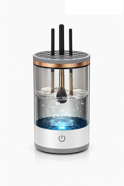 Mini Limpiador Automatico de Brochas de Maquillaje Pequenas y Medianas Portatil Recargable