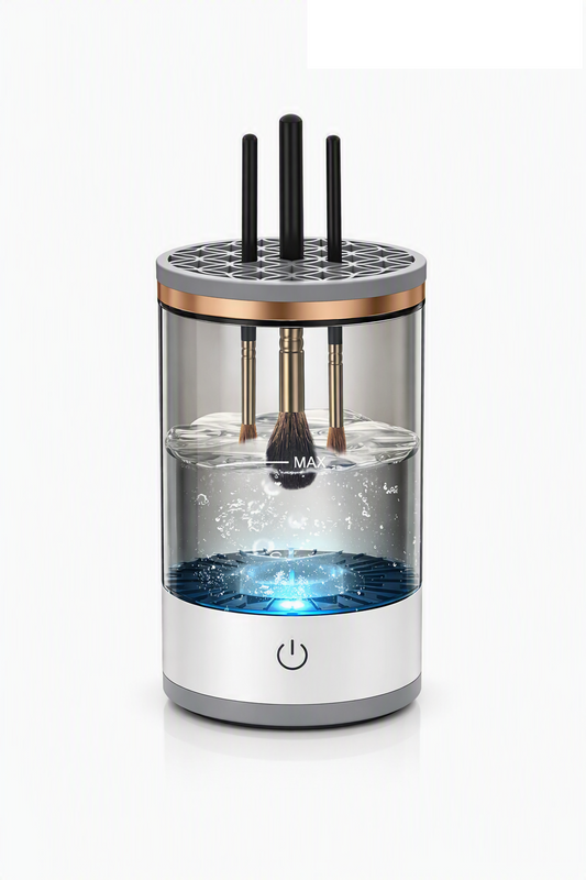 Mini Limpiador Automatico de Brochas de Maquillaje Pequenas y Medianas Portatil Recargable
