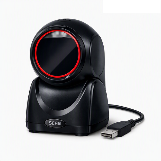 FIGGOS Lector de Código de Barras Omnidireccional 2D 1D QR USB – Punto de Venta