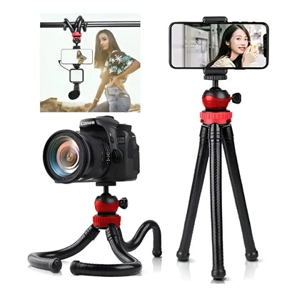 Kit De Grabacion Con Tripode Aro Luz Led Y Microfono