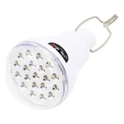Ampolleta 10w Solar + Panel 7 Horas De Luz + Usb Led
