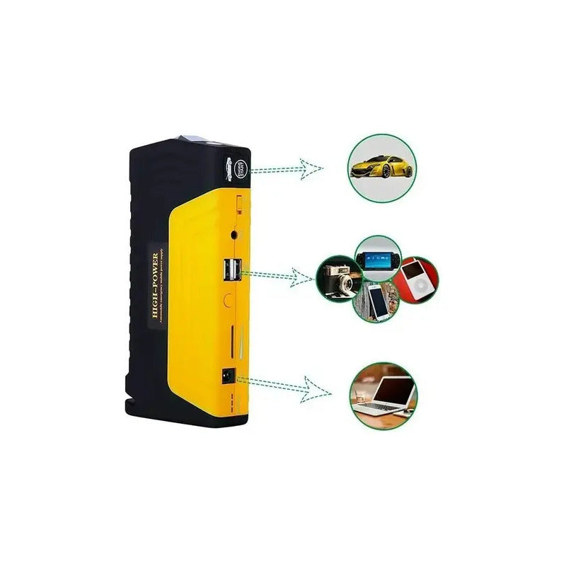Arrancador Portátil Partidor J12 20w Para Auto Y Camioneta