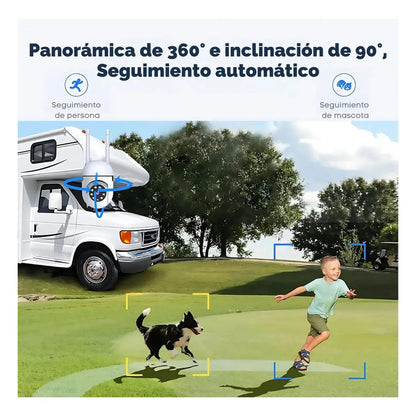 Pack De 2 Cámaras De Vigilancia Domo Wi-fi Figostore Para Exterior, Full Hd Y Visión Nocturna Blanco