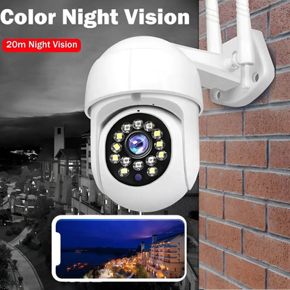 Cámara Ip Infrarrojo Impermeable Wifi Hd Yi Iot Blanco