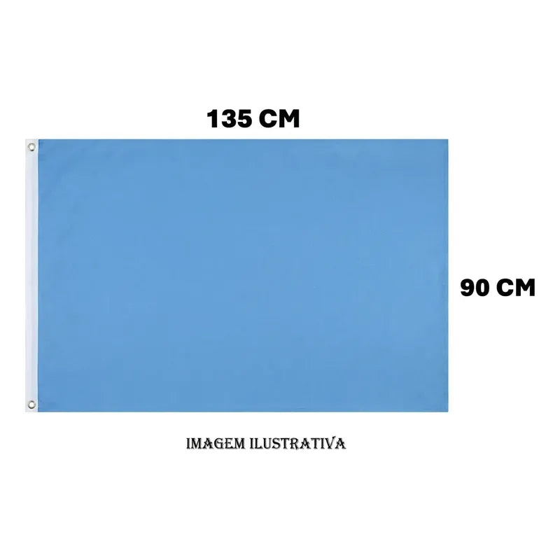 Bandera Chilena 90 X 135 Cm Con Enganches Para Mastil Chile