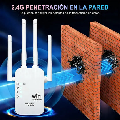 Repetidor Wifi Amplificador Señal 300mbps Pack X2