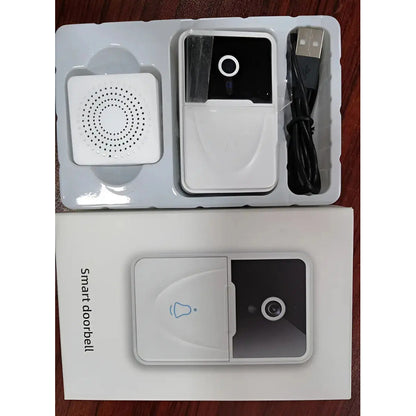 Figoimport Timbre Camara Wifi Seguridad Video Portero Inalámbrico Smart Herramientas Y Mejoras Del Hogar Figo Store Blanco