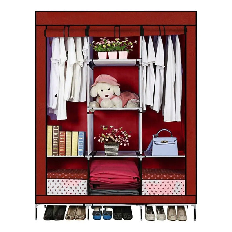 Practico Armario Closet Ropero Armable Grande Organizador