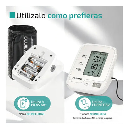 Pack De Tensiómetro Digital Y Oxímetro De Dedo Para Medir Presión Y Oxígeno Blanco