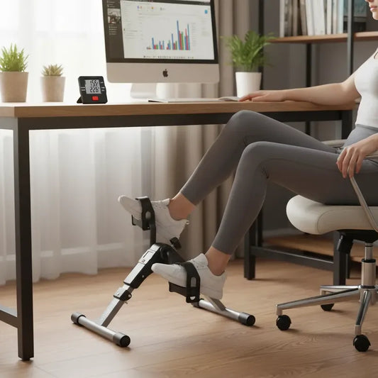 Pedalera Estatica Plegable Con Pantalla Digital Led Figostor