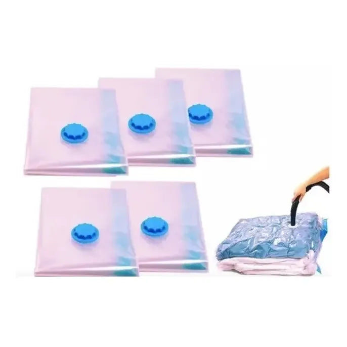 Pack 12 Bolsas Mediana Al Vacio Comprimir Ahorra Espacio