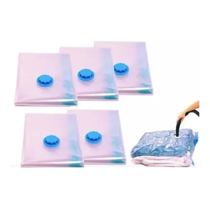 Pack 12 Bolsas Mediana Al Vacio Comprimir Ahorra Espacio