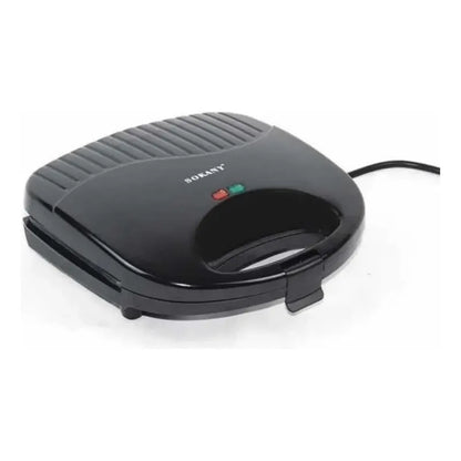 Maquina De Hacer Waffles Wafflera Haeger Hg-242 / Angelstock Color Negro
