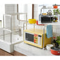 Estante De Cocina Para Horno Microondas Hogar Plateado