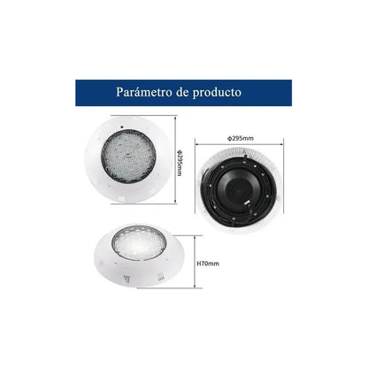 Foco Led Rgb De Piscina Subacuático Con Control Remoto Ip68 De Figoimport