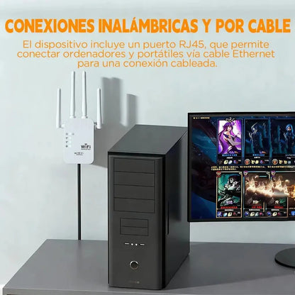 300mbps 2.4g Ampliador De Señal De Wifi Repetidor Router