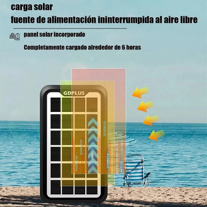 Sistema Iluminación Solar Casa 3 Ampolletas Led 12w Blanco
