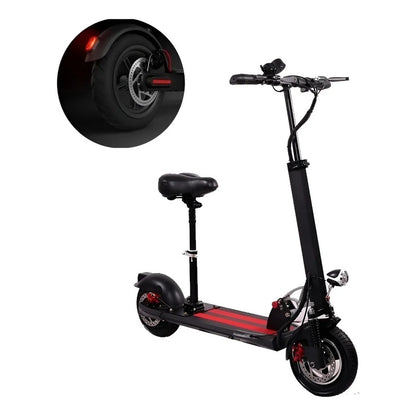 Scooter Electrico Con Aciento 350w Pantalla Digital Negro