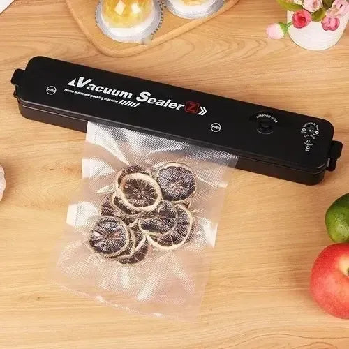 Selladora Al Vacio Alimentos + Bolsas De Regalo Transparente