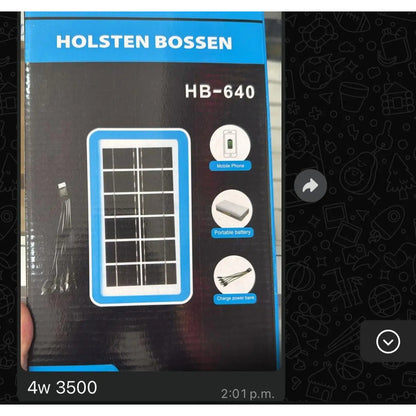 Cargador Panel Solar 8w 6v Celular Energía Solar Cl-680 Negro