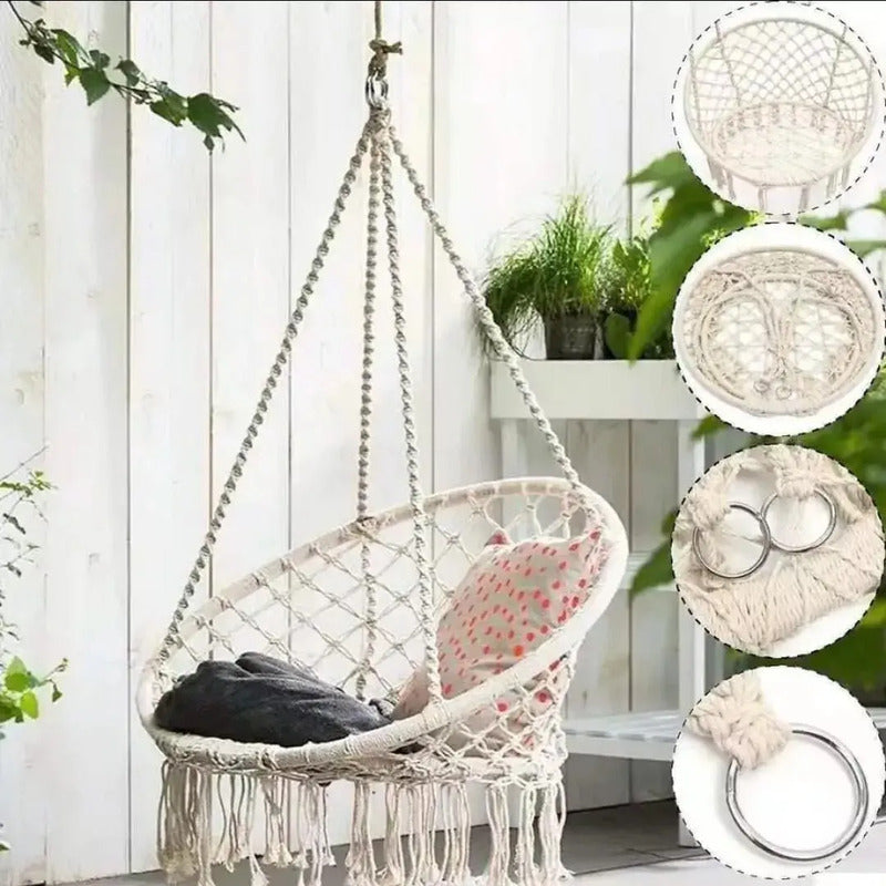 Silla Hamaca Colgante Para Terraza O Jardín