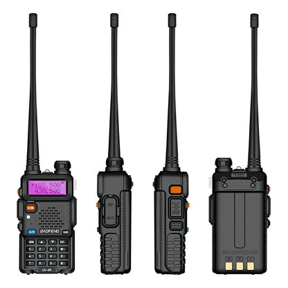 Walkie Talkie Baofeng Uv-5r Largo Alcance 10km 128 Canales Negro