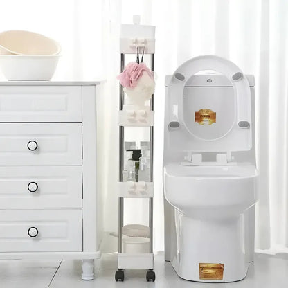 Organizador Baño Carro Cocina Organizador Cocina 4 Niveles Blanco