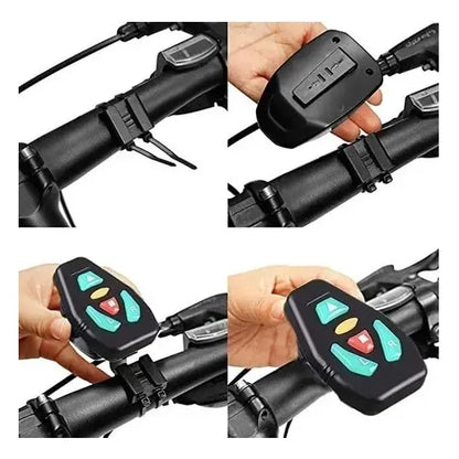 Chaleco Reflectivo Bicicleta Led Verde 2009 Indicadores Control Remoto Resistente Agua