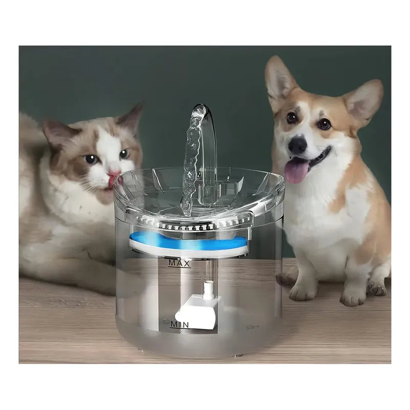Tlpb Fuente Para Gato Bebedero Para Mascotas Color Trasparente