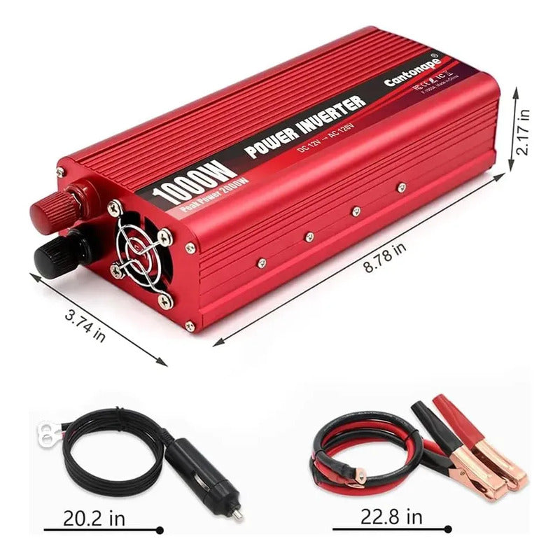 Inversor De Voltaje/corriente Onda Modificada De 1000 Watts