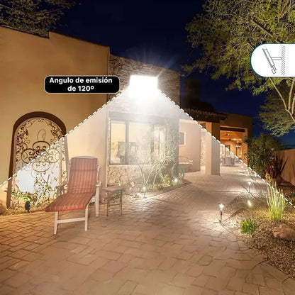 Foco Reflector Proyector Electrico Led 400w Impermeable 6500k Luz Fria Blanca Carcasa Negra Alta Potencia Ideal