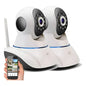 Camara Seguridad Wifi Ip360 Infrarrojo X2 3 Antena 1080p Blanco