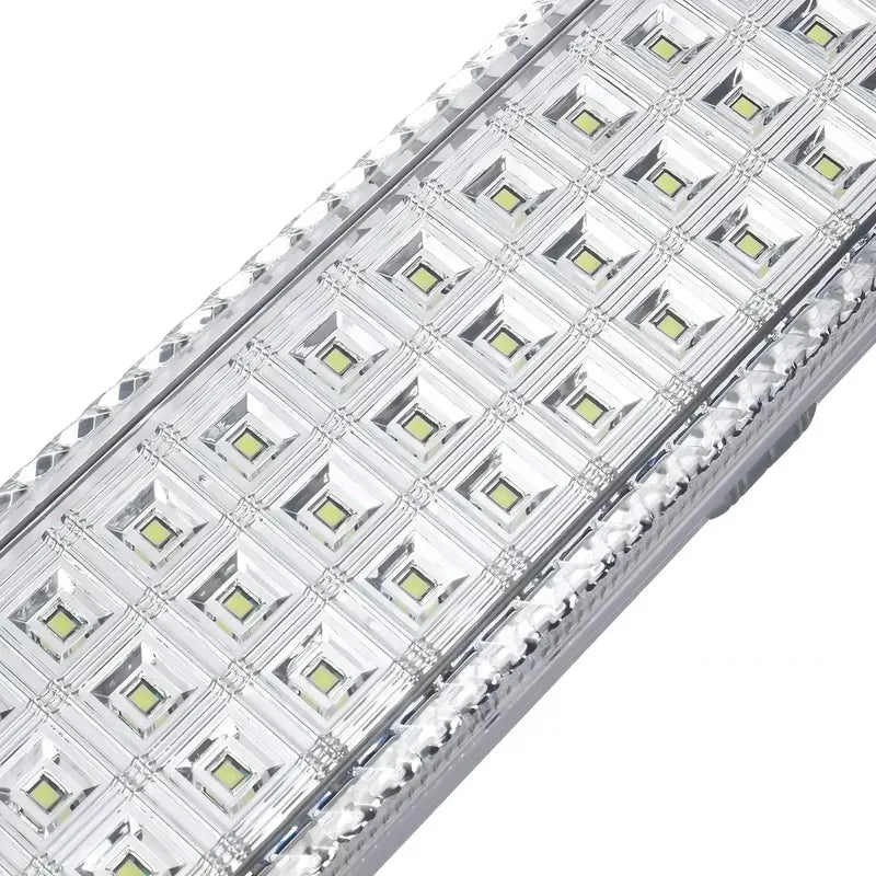Lámpara De Emergencia Led Recargable Con 60 Luces Para Cortes De Energía Blanco
