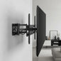 Soporte Tv Pared 2 Brazos Ajustable 40-80 Pulgadas 50kg Negro