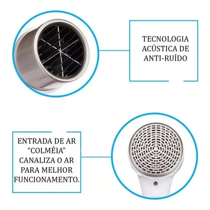 Mini Secador De Cabello Plegable Belleza Portatil Variado