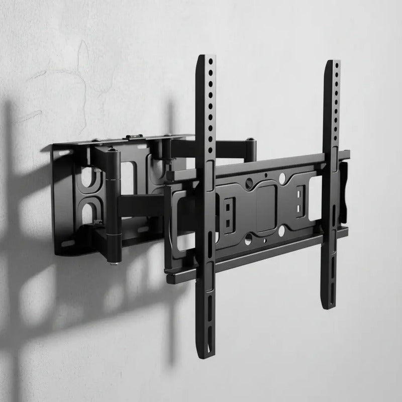 Soporte Tv Pared 2 Brazos Ajustable 40-80 Pulgadas 50kg Negro