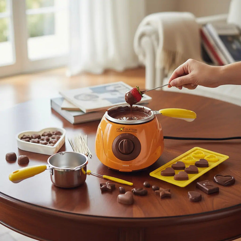 Maquina Olla Fondue Para Derretir Chocolate